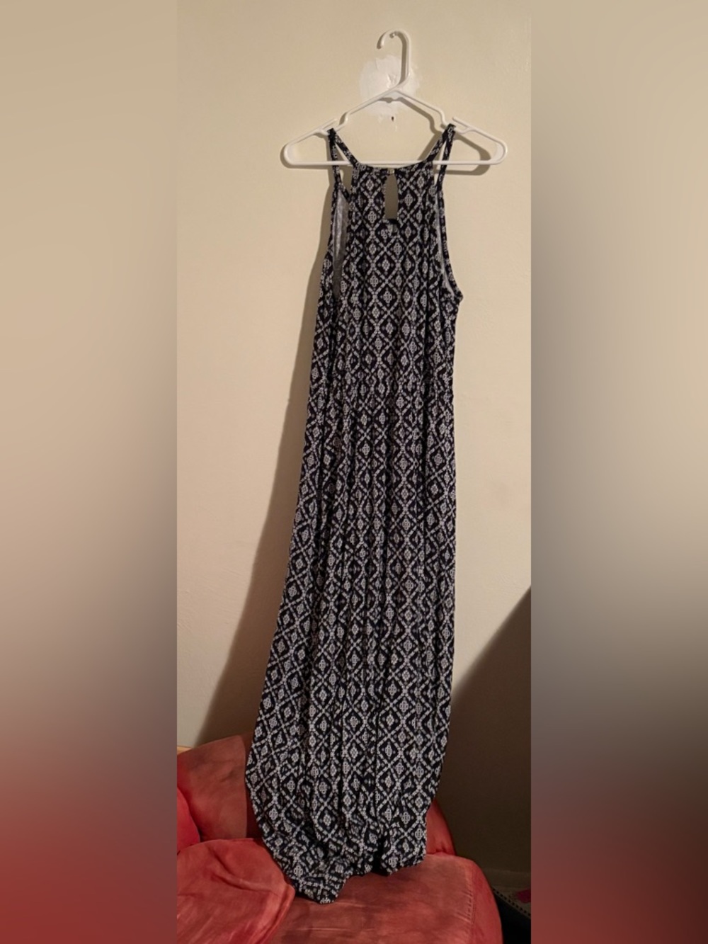 Papermoon Black & White Geometric Sleeveless Summer Style Maxi Dress